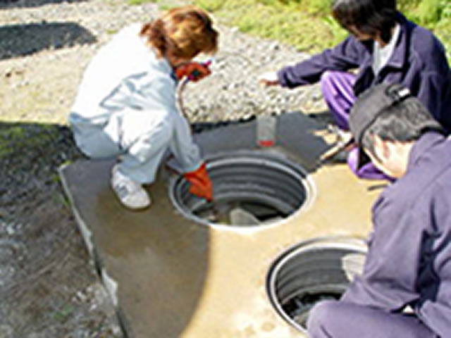 BOD測定／保守点検業者による採水